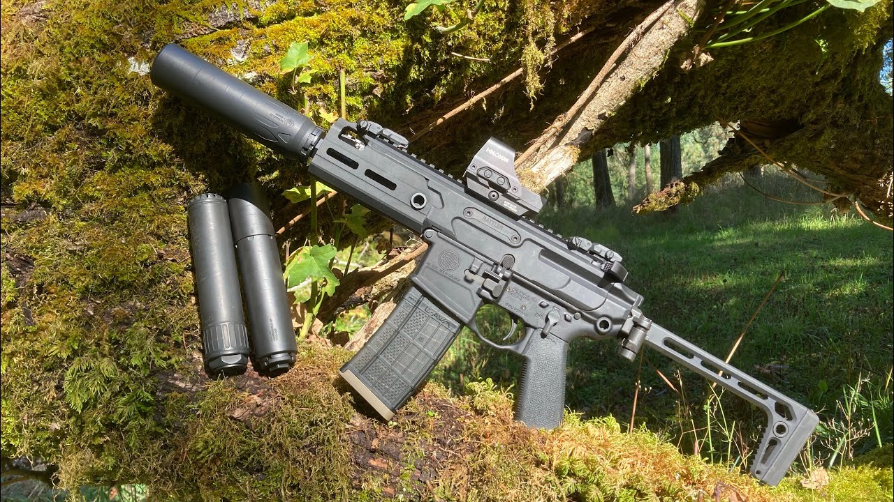 Sig Rattler SBR Dead Air Nomad, Wolfman and OSS HX QD 7.62 *while wearing a hat* YouTube