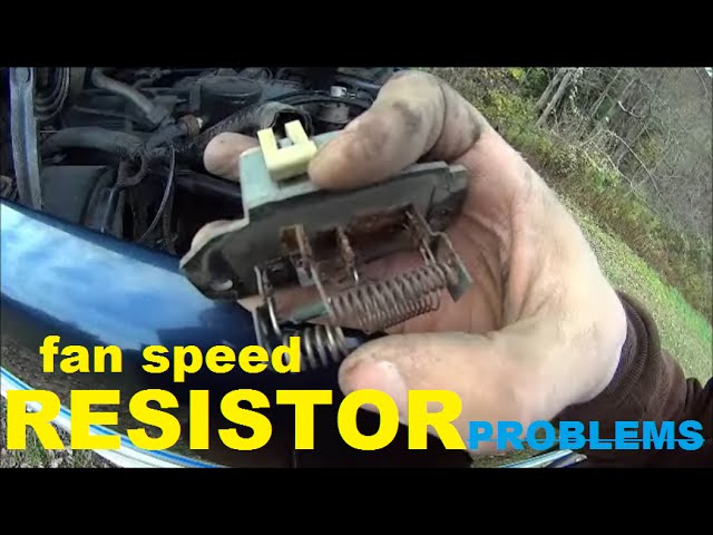 Ford F-150 blower motor resistor location 2004