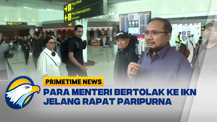 Para Menteri Bertolak ke IKN Jelang Rapat Paripurna [Primetime News]