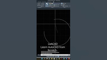 Arc Command | LeACAD | Learn AutoCAD Easily | #shorts | Nagoorean Studio
