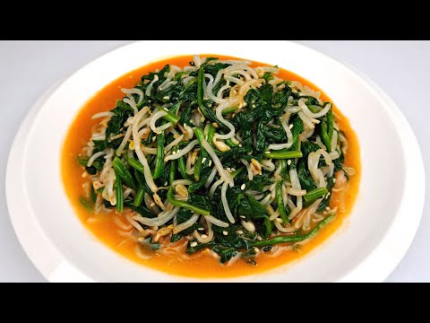НЕВЕРОЯТНО Вкусный и Сочный - САЛАТ ИЗ РОСТКОВ МАША И ШПИНАТА ❗ Быстрый и Простой Рецепт!