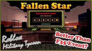 Operation Fallen Star, Playthrough To Get The COMBAT TRANSPORT In Military Tycoon Roblox screenshot 2