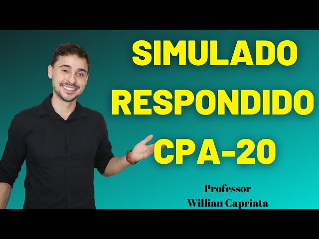 CURSO CPA-20 – Prof. Capriata