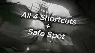 Flood Escape 2: Pitfall Temple (All 4 Shortcuts + Safe Spot) |Crazy ⭐5.2|