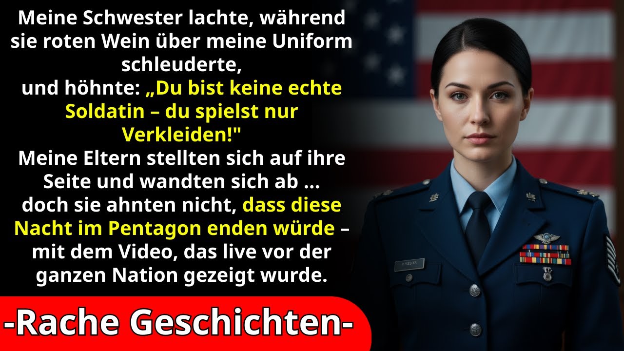 Meine Schwester schüttete Wein über mich beim Abendessen doch dann enthüllte das Pentagon alles l