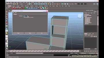 Maya 2012 Tutorial 7 - Merge Function