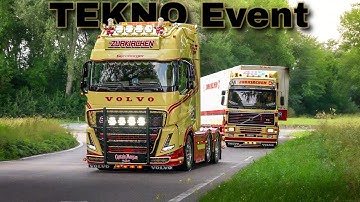 TEKNO Event Truckshow 2025 with Scania V8 open pipes sound