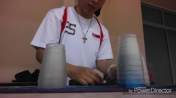 Sport Stacking: Fast times and First 6.7 secs !!!!!