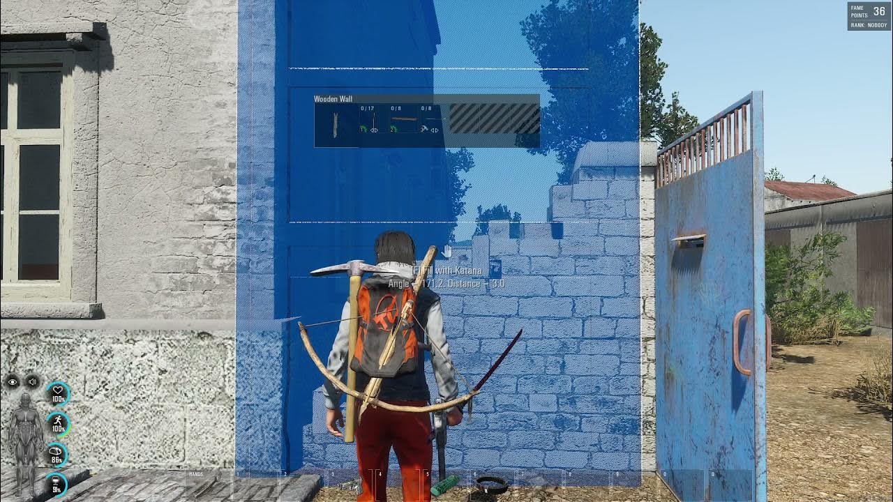 SCUM NEW Player Crafting Guide Walls and Upgrading Walls YouTube