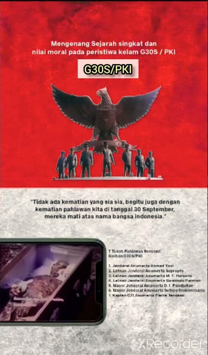 Mengenang Sejenak G30S/PKI|| SEJARAH KELAM BANGSA #storywa #g30spki  #shorts