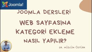 Joomla Ders 12 Kategori Ekleme Adding Categories In Joomla