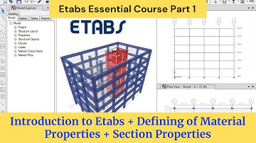Etabs Essential Course Part 1