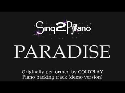 Paradise - Coldplay (Piano backing track)