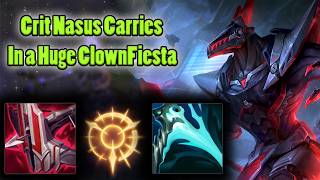 Crit Nasus In An INTeresting Game To Say The Least | Carnarius | League of Legends