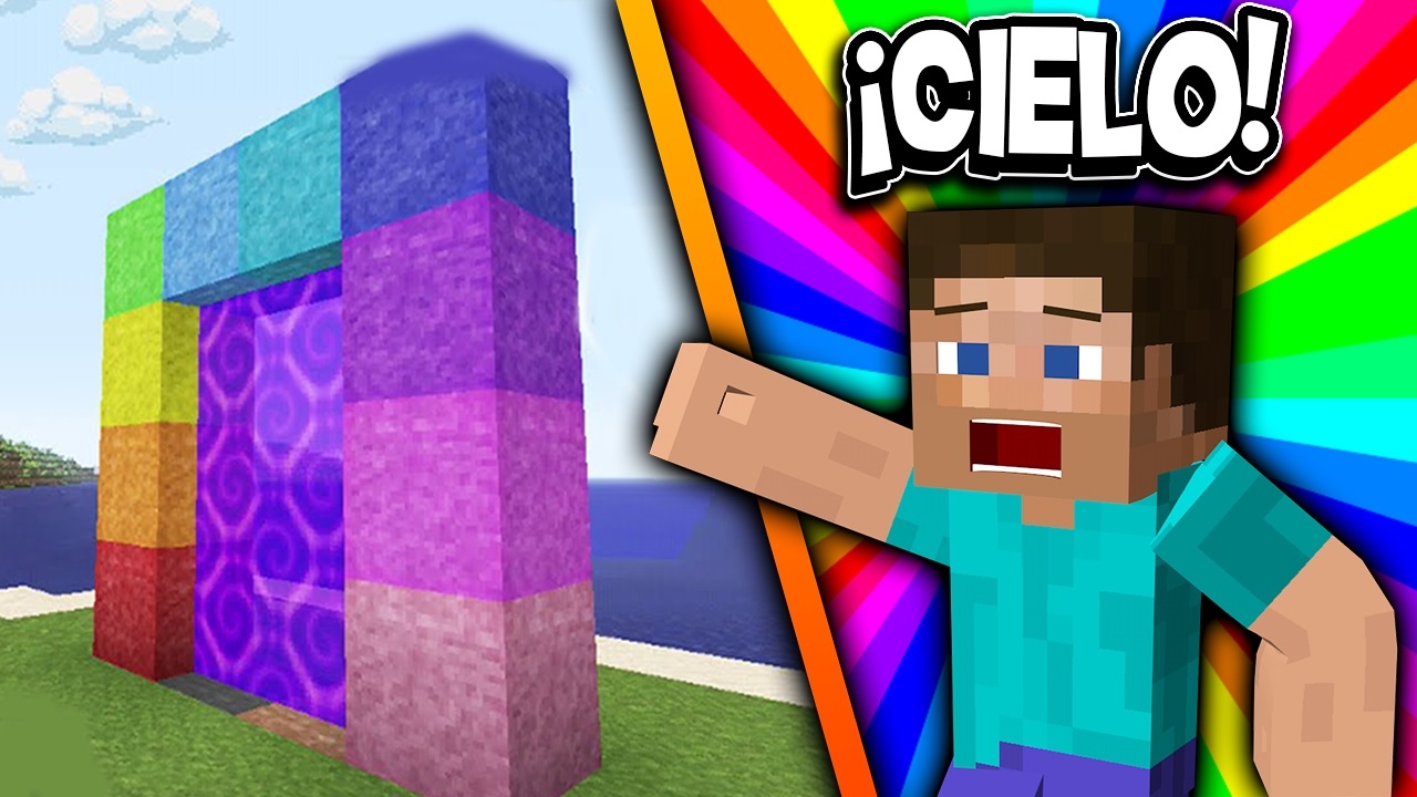 Minecraft Como Hacer Un Portal Al Cielo