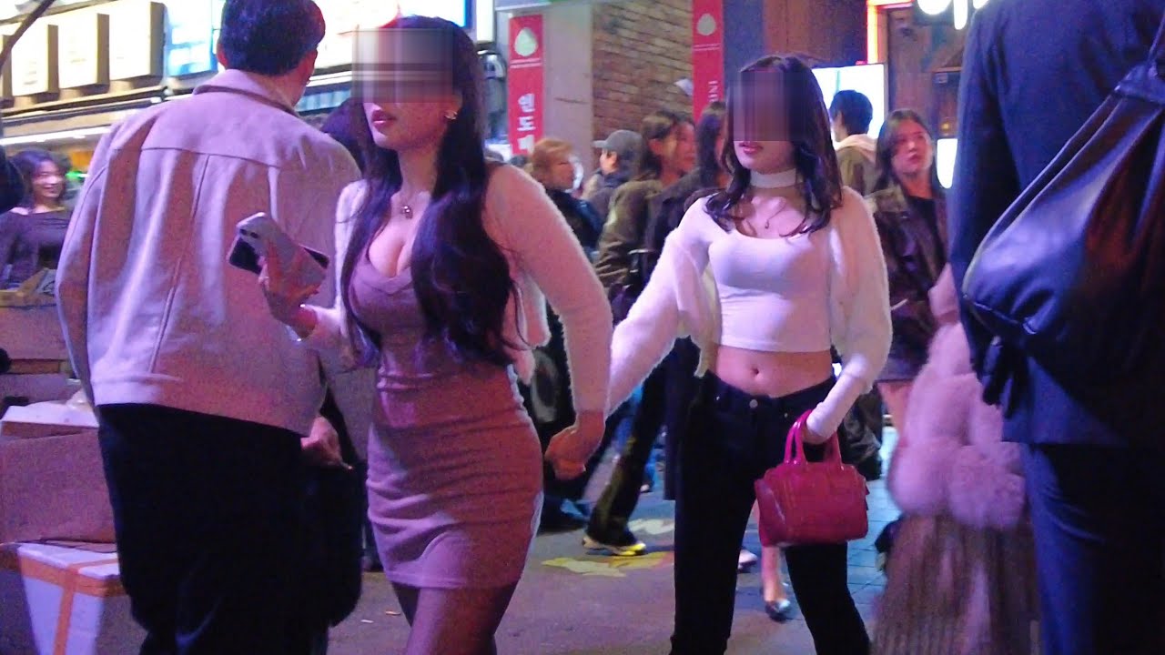 ［Itaewon 4K］Seoul Night Walk!! ~ Потрясающая атмосфера ~ Клубная улица Итэвона ~~ !!