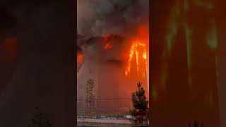 Hotel under construction catches fire in Ventura county! ￼