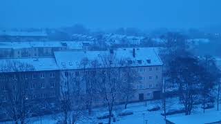3 hours of snow with strong wind to relax, sleep, read, study or work.