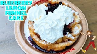 Disneyland Blueberry Lemon Funnel Cake