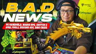 Sony Playstation Handheld, Dino Crisis, Mario RPG, Discord pake Iklan, April Fools - B.A.D News