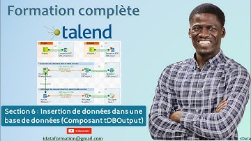 Insertion de données dans une base de données (Composant tDBOutput)  – Talend Data Integration #14