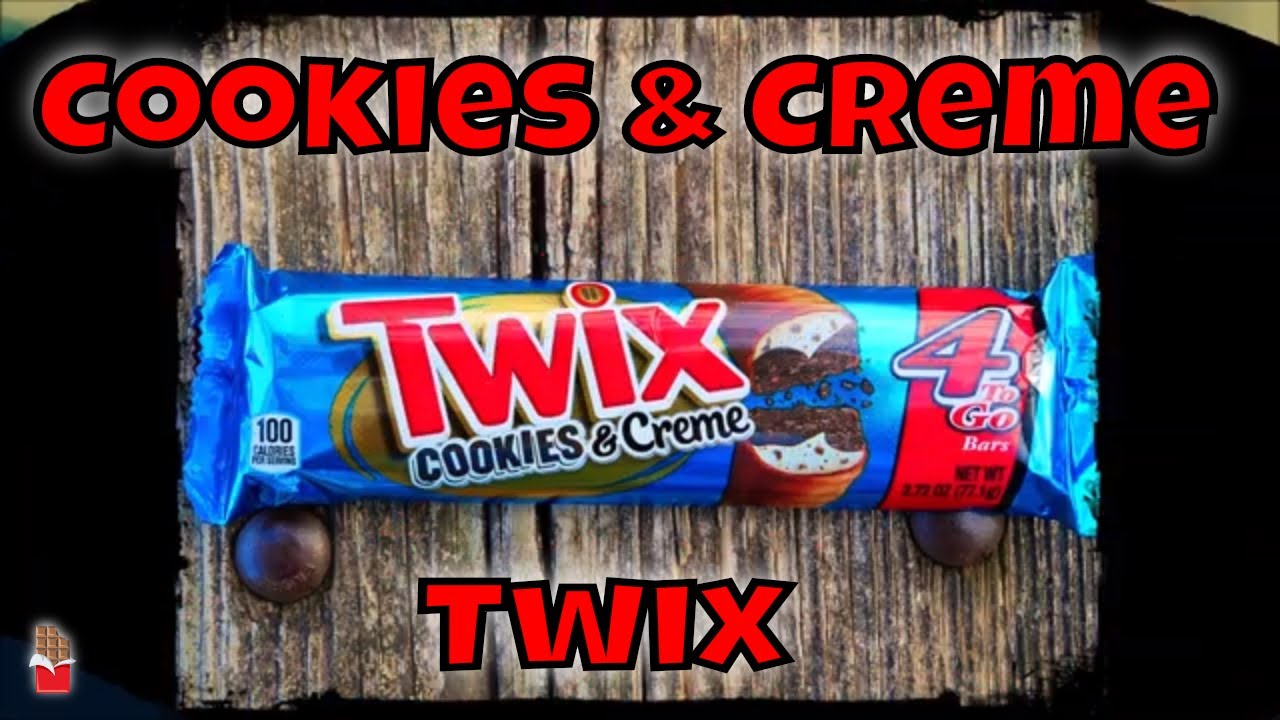 Cookies & Creme Twix candy bar YouTube
