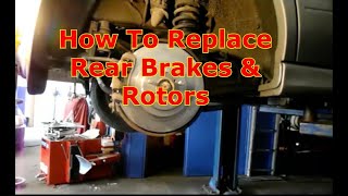 Rear Brake Pads & Rotors Replacement 2000-2004 Subaru Outback