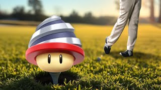 Pudding  and testing golf clubs￼