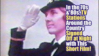 Nightly Local TV Station Sign Off