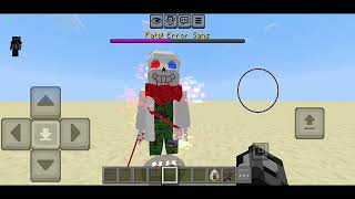 Fatal Error Sans Addon | Minecraft Bedrock | Test 1 screenshot 5