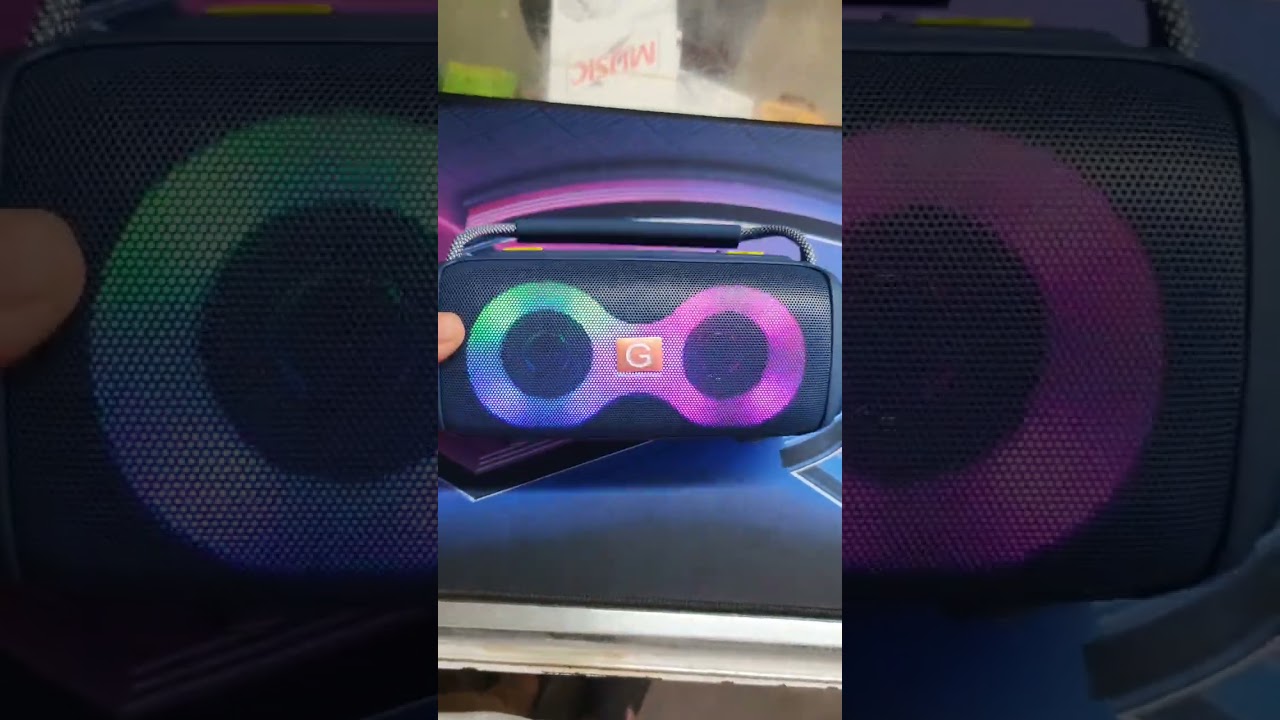 Wireless BT Speaker ET-312 With Colorful Lights