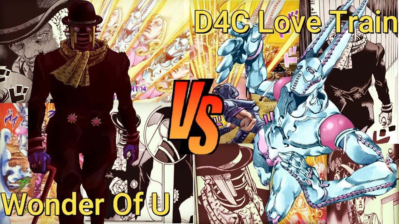 Stand Battle (JoJo): D4C Love Train vs Wonder of U