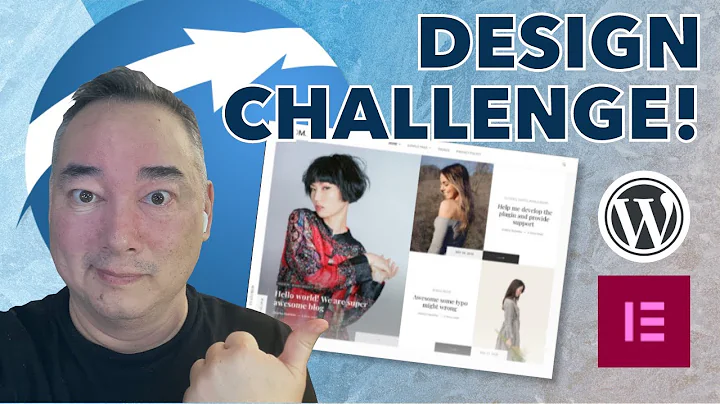 Elementor Pro Design Challenge for Ruan // Trying to Recreate a Design