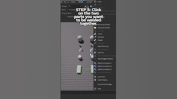 how to WELD two parts together in #robloxstudio #roblox #tutorial #guide #weld #music #edit