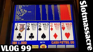 I’d Rather Be Lucky :-)  High Limit Video Poker VLOG 99 screenshot 4