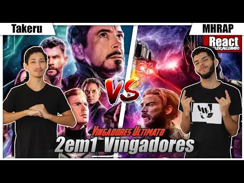 2 em 1 🔥🔥 VINGADORES, AVANTE! (TKR) VS (MHRAP) RAP DOS VINGADORES ULTIMATO - React Desleigalizando
