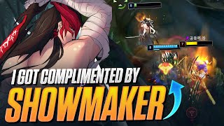 I got complimented by ShowMaker | Dzukill