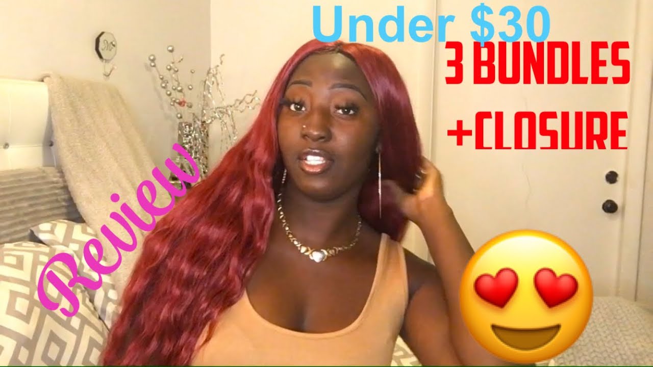 AFFORDABLE 3 BUNDLES + CLOSURE UNDER 30 / 2 WEEK + REVIEW YouTube