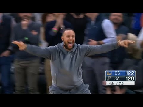 CRAZY ENDING Final Minute Of Warriors Vs Spurs Clutch Buckets 