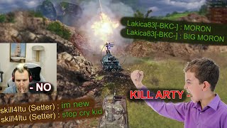 Skill4ltu pretended to be a new player and danced with artillery