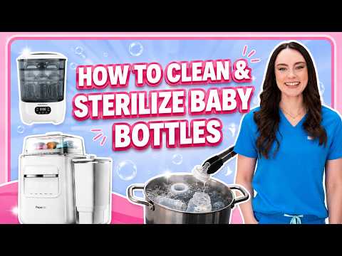Thumbnail for How to Clean & Sterilize Baby Bottles Safely in 2026 | Nurse-Approved Feeding Tips