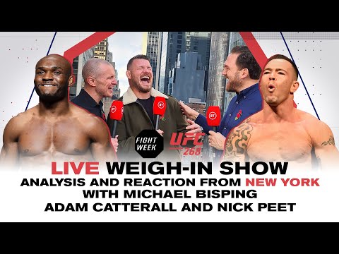 UFC 268 Live Weigh-in Show: Fight Week with Michael Bisping, Adam Catterall & Nick Peet in New York