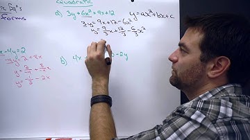 MFM2P - 3.2 - Rearranging Linear and Quadratic Equations
