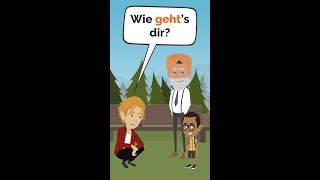 Deutsch lernen - Wie geht es dir? #shorts