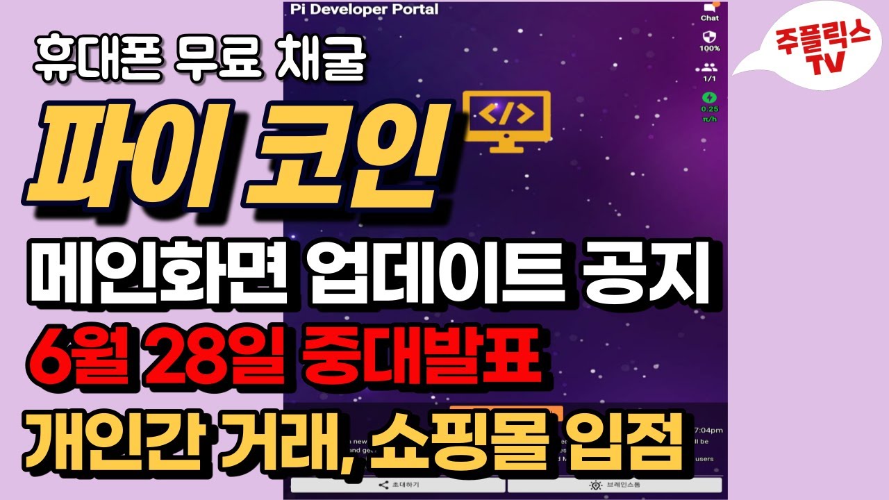 파이코인 / 6월 28일 업데이트 예고 / 개인간 거래, 쇼핑몰 입점 가능해질 업데이트? / 업비트 5개 코인 상장폐지 / 엘살바도르  비트코인 법정화폐 인정 - YouTube