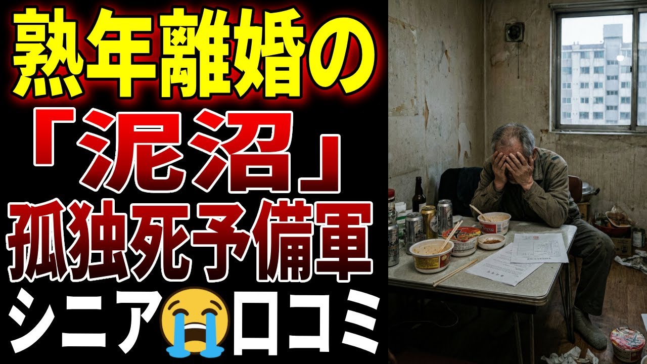 【シニアの口コミ】熟年離婚の「泥沼」と孤独死予備軍...  口コミ20個まとめました