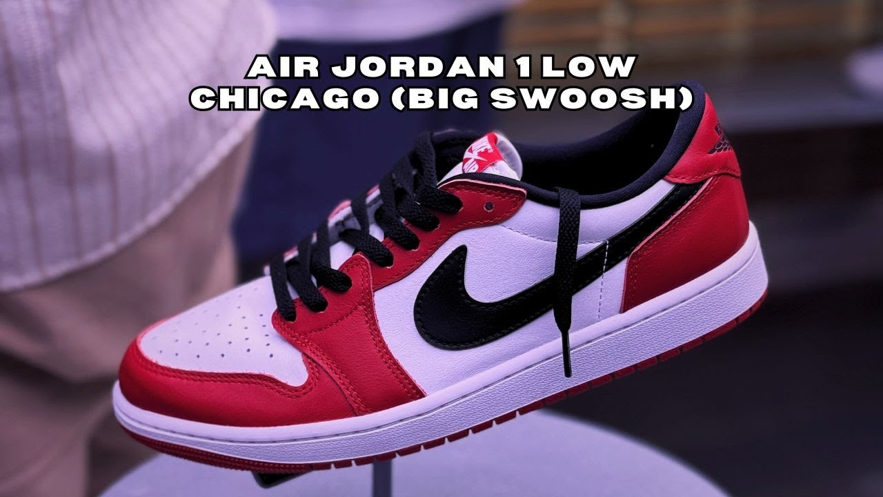 Air Jordan 1 Low Chicago Makes A Comeback With The Big Swoosh