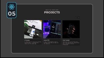 #05 Complete React Portfolio Website Project | Home (Projects Section)