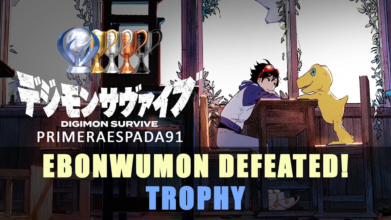 Digimon Survive: Ebonwumon Defeated! Trophy - YouTube