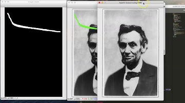 OpenCV Inpainting function - line removal